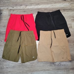 Lot of 4 Pairs - Brand New Men's Workout Shorts - Size Medium